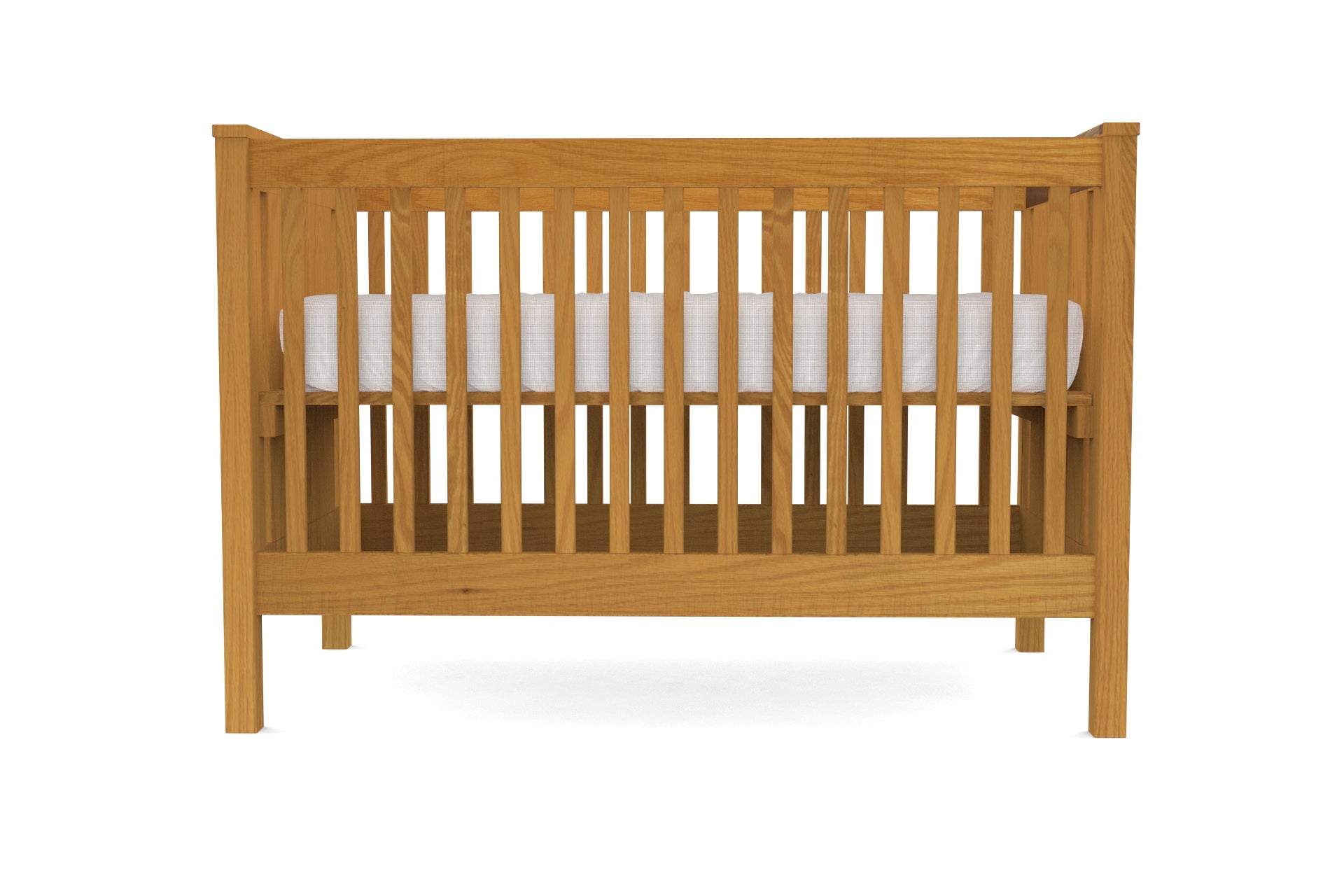 Oak baby crib online